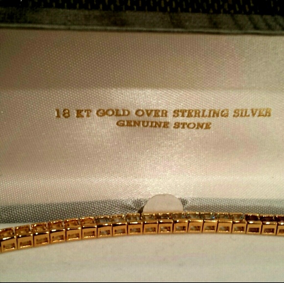 jcpenney Jewelry New 8k Gold Gemstone Bracelet Poshmark